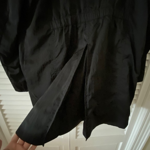 KARL LAGERFELD PARIS BLACK PARKA JACKET WITH HOODIE AUTHENTIC LARGE - Picture 10 of 14